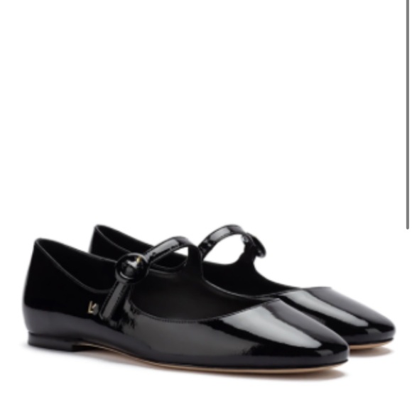 Larroude Shoes - Larroudé Blair Mary Jane Flats (black patent)